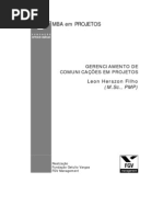 1 FGV MBA Projetos - Apostila - Ger Comunicacoes - Prof Leon Herszon - Out 2009