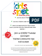 Kids Spot Tofield Play group