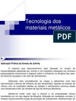 Aula 11 - Tecnologia dos materiais metálicos