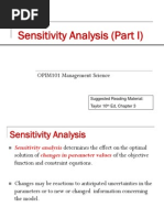 MS Lecture021 Sensitive Analysis1 Sem2 2011