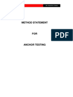 Method Statement of Test-M4