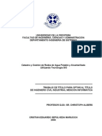 Gestión de redes de agua y alcantarillado con SIG