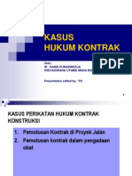 Kasus Hukum Kontrak