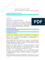 LEY 258 de 1996 (Afectacion de Vivienda Familiar)