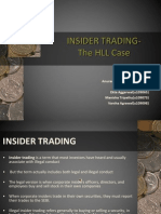 Insider Trading-The HLL Case