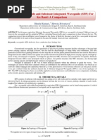 Losses in Waveguide and Substrate Integrated Waveguide (SIW) For Ku Band: A Comparison