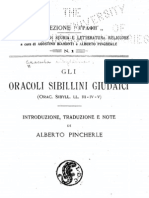 Gli Oracoli Sibillini Giudaici - Pincherle