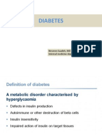 Diabetes: Nesreen Saadeh, MD Internal Medicine Department/ J.U.S.T