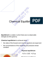 ITT CHNG CH 14 Chemical Equilibrium