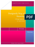 Designerly Way of Knowing in 2013