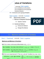 Calculus of Variations