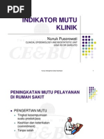 Download Indikator Mutu Klinik by Tri Hastuti Hendrayani SN125614836 doc pdf