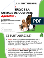 Alergiile Animalelor de Companie Diagnostic Si Terapie