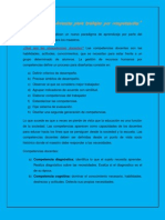 Competencias Docentes para Trabajar Por Competencias