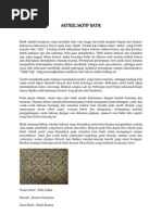 Download Batik Petani by Sri Arianti SN125621767 doc pdf