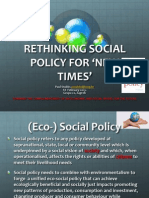 Rethinking Social Policy for 'New Times'