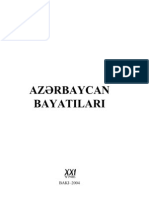 Azərbaycan bayatıları