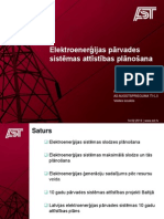 Arnis Staltmanis - Elektroenerģijas Pārvaldes Sistēmas Attīstības Plānošana