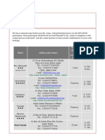 Accommodation: Walking Distance From Conference Venue Price/night (DH)