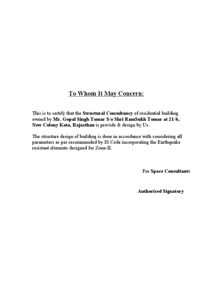 Residential Building Certification | PDF