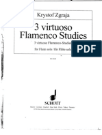 Zgraja. Tres Estudios Virtuosos Flamencos. Flute Solo PDF