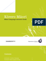 Korero Maori Booklet