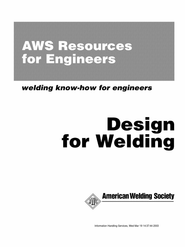 Welding Design Handbook PDF | PDF