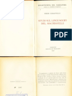 Fredi Chiappelli (1954) Studi Sul Linguaggio Di Machiavelli