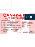Pointe-Claire Canada Day Events Schedule