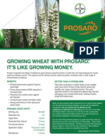 2012 Prosaro® Wheat Product Bulletin