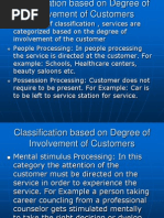 Classification of Services