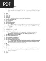 Soal Soal Basis Data