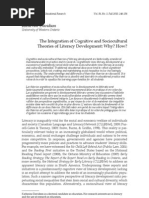 Download Cognitive and Sociocultural Theories of Literacy Development by slk123456 SN125663888 doc pdf