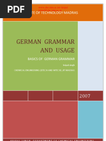 German Grammar and Usage