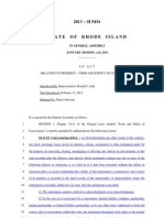 RI Rep Donald Lally Fraud Bill H5434 2_13_2013