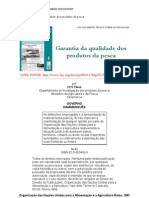 Garantia Da Qualidade Dos Produtos Da Pesca