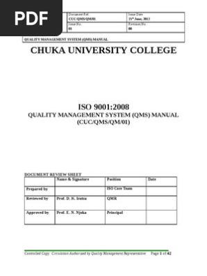 Quality Manual