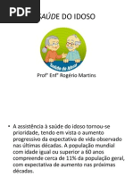 Aula de SAÚDE DO IDOSO