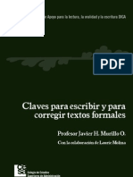 Claves para escribir y corregir textos formales. Javier H. Murillo O..pdf