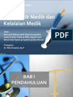 Malpraktik Medik Dan Kelalaian Medik