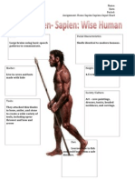 Homo Sapien Sapiens Detailed Input