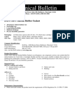 Technical Bulletin: DAP® 100% Silicone Rubber Sealant