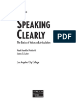 Speaking Clearly - The Basics of Voice and Articulation
