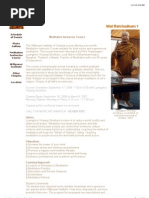 Luangphor Viriyang Sirintharo's Instructor Mediation Course