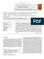 A Passive Design Strategy for a Horizontal Ground Source Heat Pump Pipe Operation Optimization with a Non-homogeneous Soil Profile 