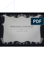 Writing Contest 2013