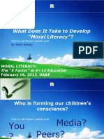 Moral Literacy