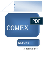 Comex: 16 February 2013