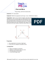 Drill 9: 2v 2's - Pass and Move