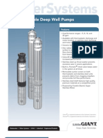 Water System Submersible Pump